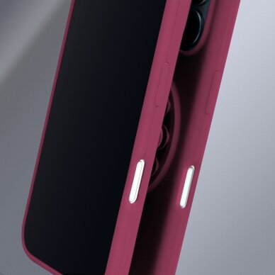 iPhone 16 maroon Silicone STICK nugarėlė 5