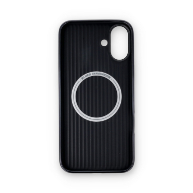 iPhone 16 PLUS black Leather Magsafe Mr. Monkey nugarėlė 1