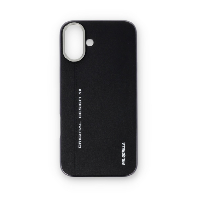 iPhone 16 PLUS black Leather Magsafe Mr. Monkey nugarėlė 3