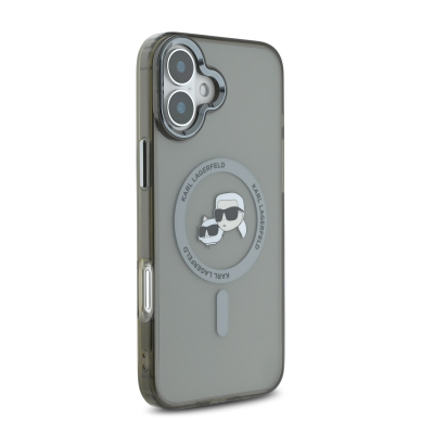 iPhone 16 PLUS black Magsafe IML Metal KC Heads KARL LAGERFELD nugarėlė 3