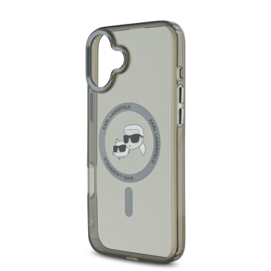 iPhone 16 PLUS black Magsafe IML Metal KC Heads KARL LAGERFELD nugarėlė 5