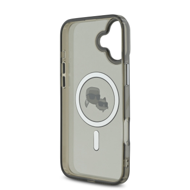 iPhone 16 PLUS black Magsafe IML Metal KC Heads KARL LAGERFELD nugarėlė 6