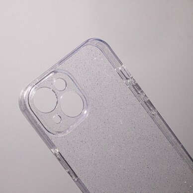 iPhone 16 PLUS clear Crystal Glitter nugarėlė 7