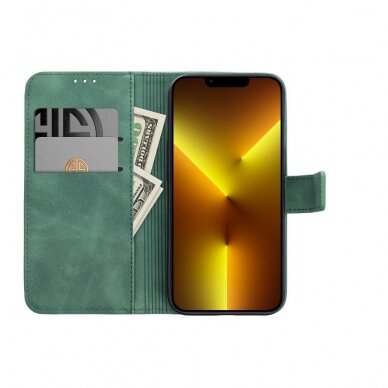 iPhone 16 PLUS green VELVET dėklas 1
