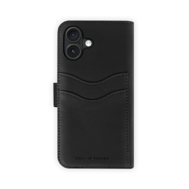 iPhone 16 PLUS iDeal Of Sweden dėklas Magnet Wallet+ Magsafe Black 1