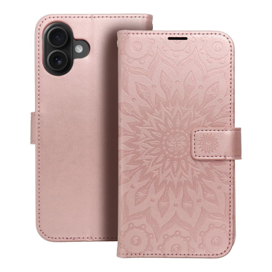 iPhone 16 PLUS MEZZO rose gold Mandala dėklas