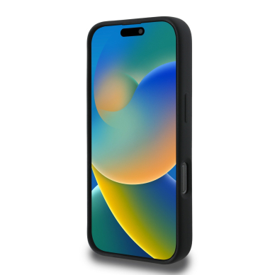 iPhone 16 PRO black Magsafe Silicone KC Heads Ring KARL LAGERFELD nugarėlė 4