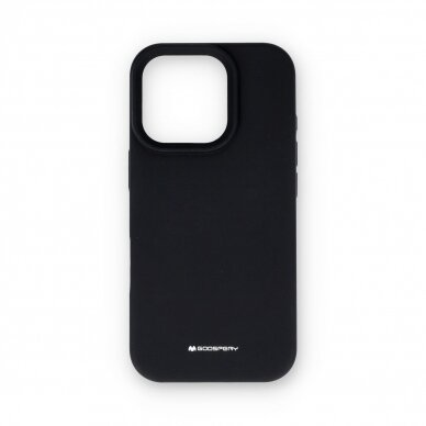 iPhone 16 PRO black MERCURY SILICONE nugarėlė 1