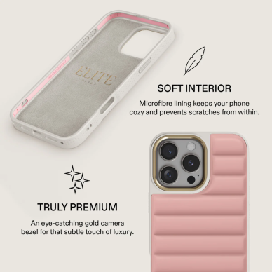 iPhone 16 PRO Elite Light Puffy Gold Pilates BURGA nugarėlė 6