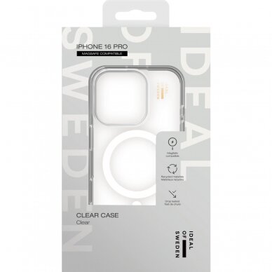 iPhone 16 PRO iDeal Of Sweden Clear MagSafe nugarėlė 2
