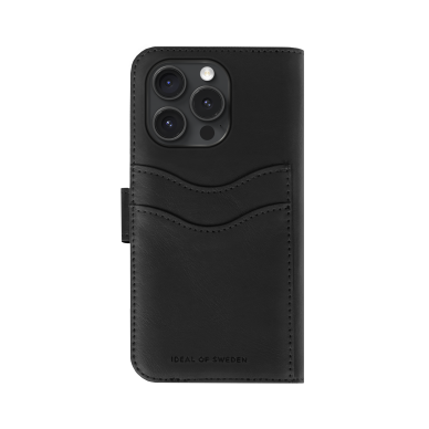 iPhone 16 PRO iDeal Of Sweden dėklas Magnet Wallet+ Magsafe Black 1