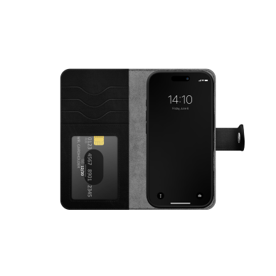 iPhone 16 PRO iDeal Of Sweden dėklas MagSafe Magnet Wallet+ Black 2