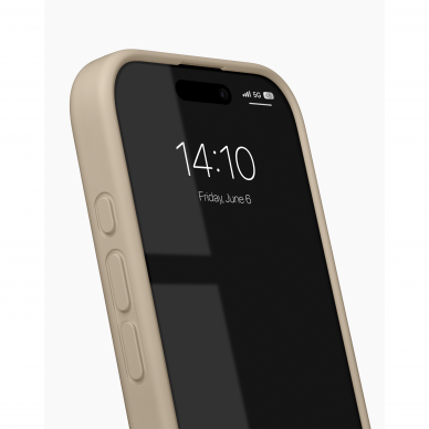 iPhone 16 PRO iDeal Of Sweden nugarėlė MagSafe Silicone Beige 1