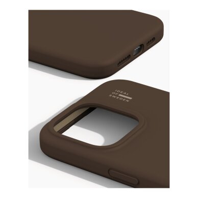 iPhone 16 PRO iDeal Of Sweden nugarėlė MagSafe Silicone Mocha Mousse 2