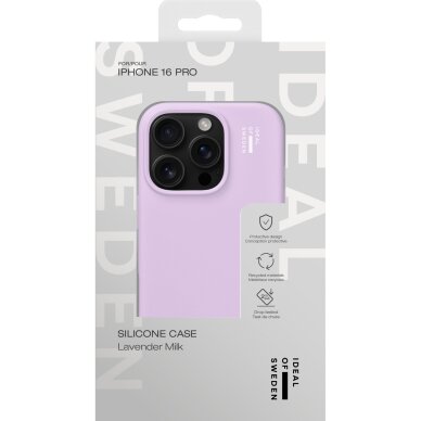 iPhone 16 PRO iDeal Of Sweden Silicone MagSafe Lavender Milk nugarėlė 1