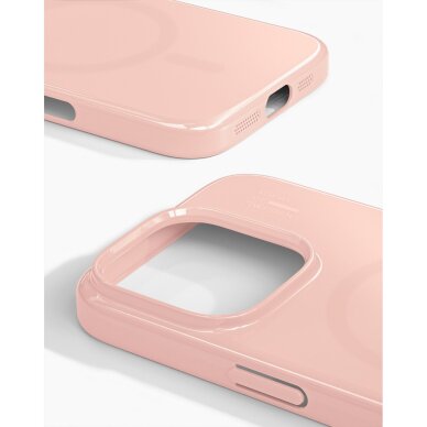 iPhone 16 PRO iDeal Of Sweden Slim MagSafe Glossy Blush Pink nugarėlė 1