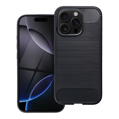 iPhone 16 PRO juoda LYGCARBON nugarėlė