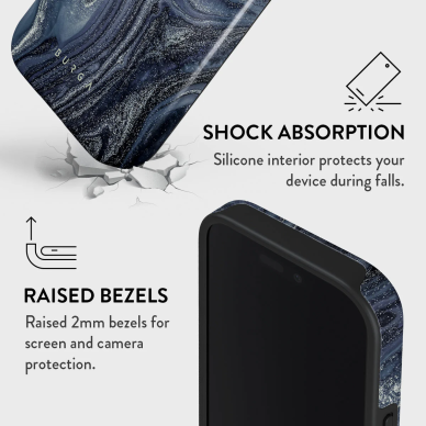 iPhone 16 PRO Magsafe Navy Trench Tough BURGA nugarėlė 3
