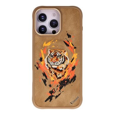 iPhone 16 PRO MAX beige NIMMY MagSafe Tiger 2.0 nugarėlė iPhone 16 PRO MAX beige NIMMY MagSafe Tiger 2.0 nugarėlė