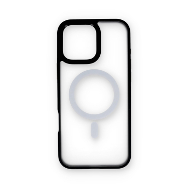 iPhone 16 PRO MAX black Magsafe FROSTED ANTI-DROP nugarėlė 1