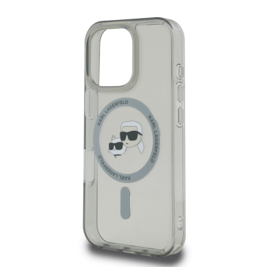 iPhone 16 PRO MAX black Magsafe IML Metal KC Heads KARL LAGERFELD nugarėlė 5