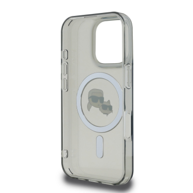 iPhone 16 PRO MAX black Magsafe IML Metal KC Heads KARL LAGERFELD nugarėlė 6