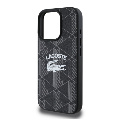 iPhone 16 PRO MAX black Magsafe Mono PU Vintage Logo LACOSTE nugarėlė 5