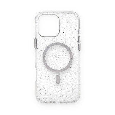 iPhone 16 PRO MAX clear Glitter MagSafe Mr. Monkey nugarėlė 1