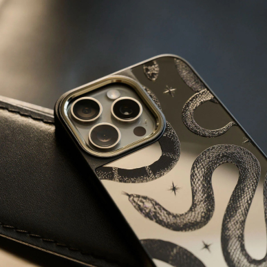 iPhone 16 PRO MAX Elite Mirror Gunmetal Magsafe Poison BURGA nugarėlė 9