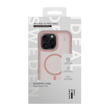 iPhone 16 PRO MAX iDeal Of Sweden Bumper Blush Pink MagSafe nugarėlė 3