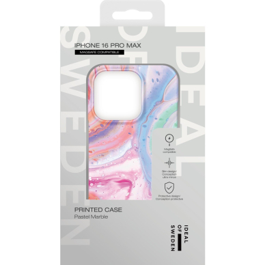 iPhone 16 PRO MAX iDeal Of Sweden MagSafe nugarėlė Pastel Marble 2