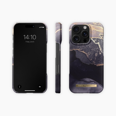 iPhone 16 PRO MAX iDeal Of Sweden nugarėlė MagSafe Golden Twilight Marble 2