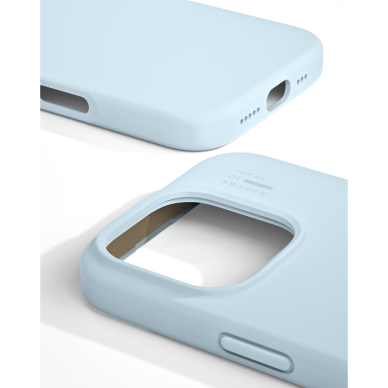 iPhone 16 PRO MAX iDeal Of Sweden nugarėlė MagSafe Silicone Light Blue 3