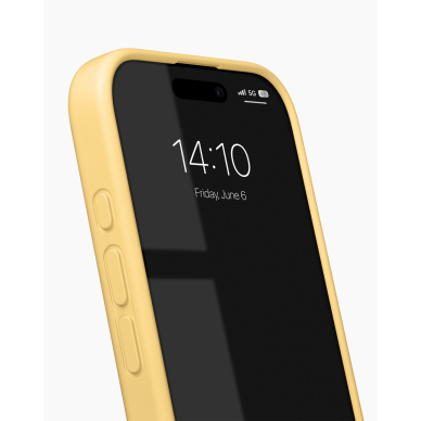 iPhone 16 PRO MAX iDeal Of Sweden nugarėlė MagSafe Silicone Soft Lemon 2