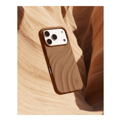 iPhone 16 PRO MAX iDeal Of Sweden Soft Swirl Silicone MagSafe Salted Caramel nugarėlė 4
