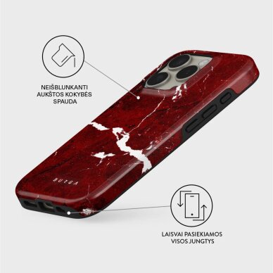 iPhone 16 PRO MAX Magsafe Iconic Red Ruby Tough BURGA nugarėlė 2