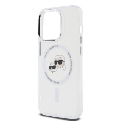 iPhone 16 PRO MAX white Magsafe IML Metal KC Heads KARL LAGERFELD nugarėlė 5