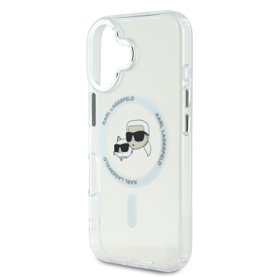 iPhone 16 white Magsafe IML Metal KC Heads KARL LAGERFELD nugarėlė 5