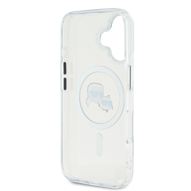 iPhone 16 white Magsafe IML Metal KC Heads KARL LAGERFELD nugarėlė 6