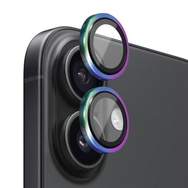 iPhone 17 apsauginis colorful Mr. Monkey galinės kameros stiklas