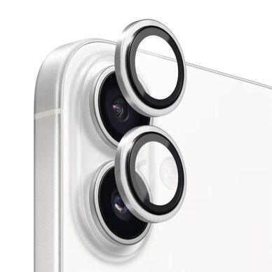 iPhone 17 apsauginis silver Mr. Monkey galinės kameros stiklas