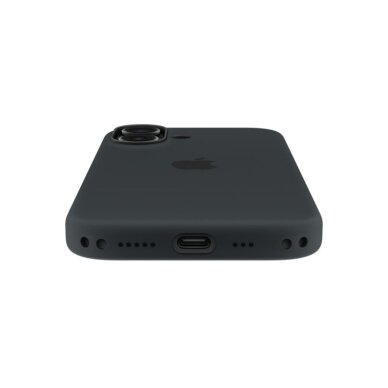 iPhone 17 Black Original Silicone MagSafe nugarėlė MGF14ZM/A 1