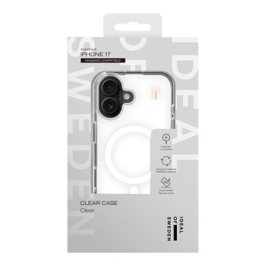 iPhone 17 iDeal Of Sweden Clear MagSafe nugarėlė 3