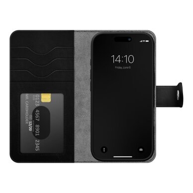 iPhone 17 iDeal Of Sweden MagSafe Magnet Wallet+ Black dėklas 2