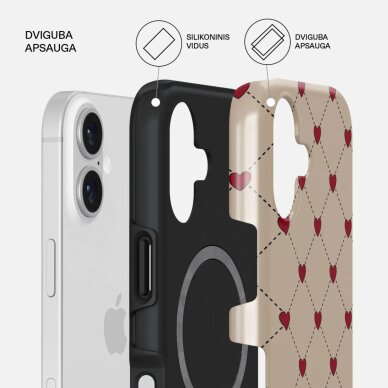 iPhone 17 MagSafe Love Letter Tough BURGA nugarėlė 1