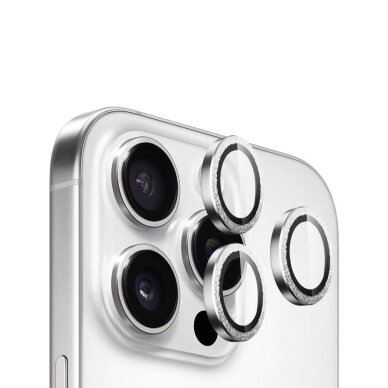 iPhone 17 PRO / 17 PRO MAX apsauginis glitter Mr. Monkey galinės kameros stiklas 1