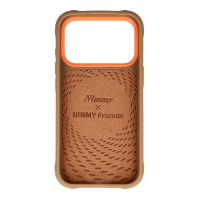 iPhone 17 PRO beige NIMMY Teddy with Glasses nugarėlė 1