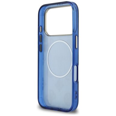 iPhone 17 PRO blue MagSafe IML Peony Dot GUESS nugarėlė 6