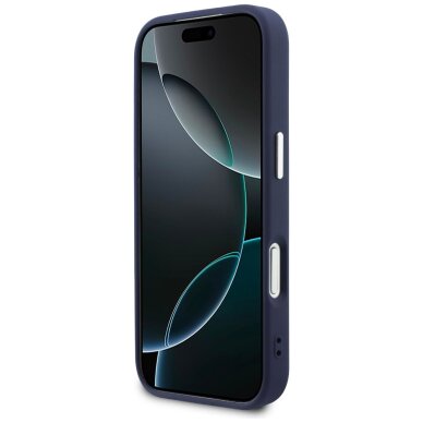 iPhone 17 PRO blue MagSafe PU Karl RSG Logo KARL LAGERFELD nugarėlė 4