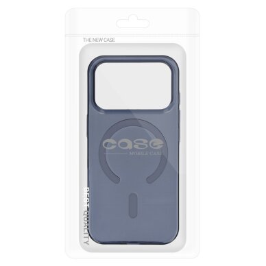 iPhone 17 PRO blue SLIM CLEAR MAG nugarėlė 5